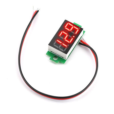 DC 0-100V 0.36 ''ดิจิตอลแอมมิเตอร์โวลต์มิเตอร์ 3 สาย LED จอแสดงผล