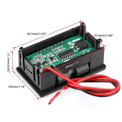0.56 &quot;LED แบตเตอรี่ลิเธียมความจุเมตร 12V 24V 36V 48V 60V 72V