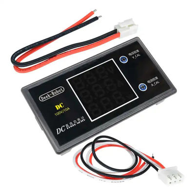 จอแอลซีดีดิจิตอล Wattmeter โวลต์มิเตอร์แอมมิเตอร์ DC 0-100 โวลต์ 10A 1000 วัตต์