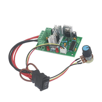 CCM2 10-30V PWM มอเตอร์ควบคุมความเร็วสวิตช์ย้อนกลับ 120W ปรับได้