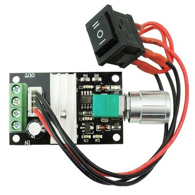 10-60V DC PWM มอเตอร์ควบคุมความเร็ว 20A 60A 12V 24V 36V 48V