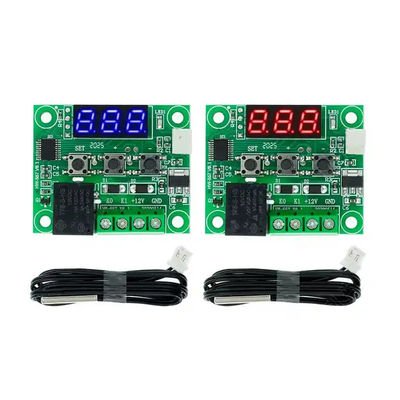 W1209 เทอร์โมมิเตอร์ดิจิตอลเทอร์โมมิเตอร์คอนโทรลเลอร์ 1 10A รีเลย์ DC12V