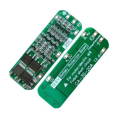 CA-3S-20A-E 11.1V 12V 12.6V BMS บอร์ดป้องกันแบตเตอรี่