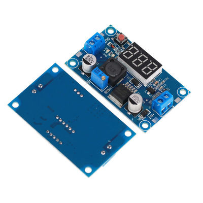 LM2596 DC DC โมดูลจ่ายไฟแบบปรับได้ LED โวลต์มิเตอร์พร้อมจอแสดงผลดิจิตอล