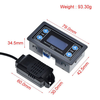 10A ดิจิตอลอุณหภูมิความชื้น SHT20 DC 6 V-30 V ความแม่นยำสูง