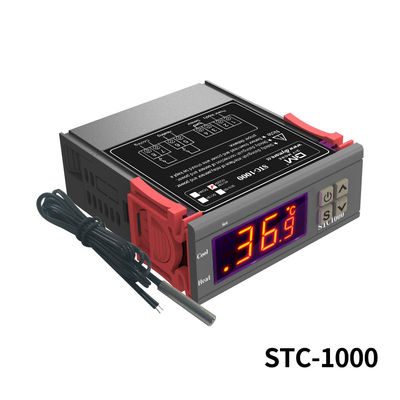 จอแสดงผล LCD เครื่องควบคุมความชื้นดิจิตอล 10A พร้อมเซ็นเซอร์ NTC AC 110-220V