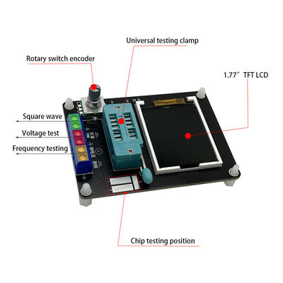 GM328A เครื่องมือทดสอบไดโอเดสทรานซิสเตอร์ ESR เครื่องวัดความถี่แรงดัน