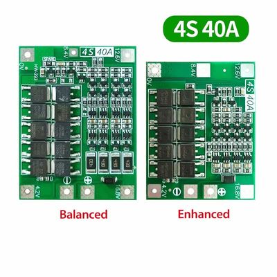 3S 4S 25A 40A 60A บอร์ดป้องกันแบตเตอรี่ BMS บอร์ดชาร์จแบตเตอรี่ Li Ion