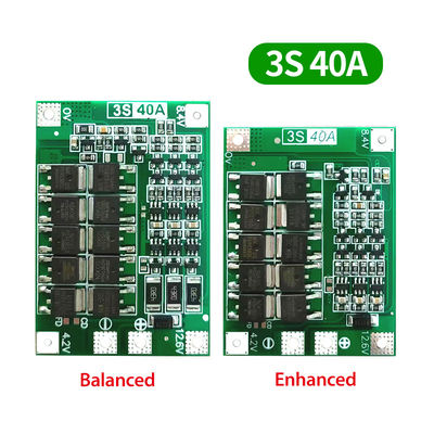 3S 4S 25A 40A 60A บอร์ดป้องกันแบตเตอรี่ BMS บอร์ดชาร์จแบตเตอรี่ Li Ion