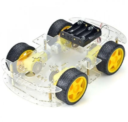 รุ่นยาวกว่า 4WD หุ่นยนต์สมาร์ท คาร์ชัส 4 ล้อ