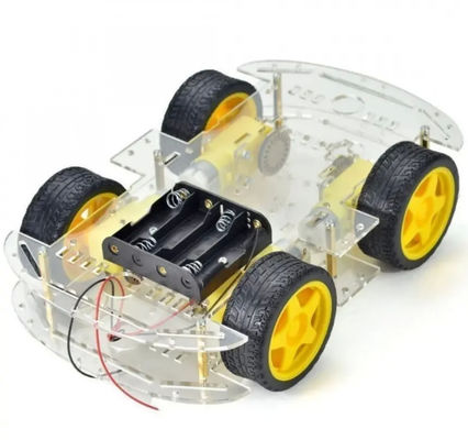 รุ่นยาวกว่า 4WD หุ่นยนต์สมาร์ท คาร์ชัส 4 ล้อ