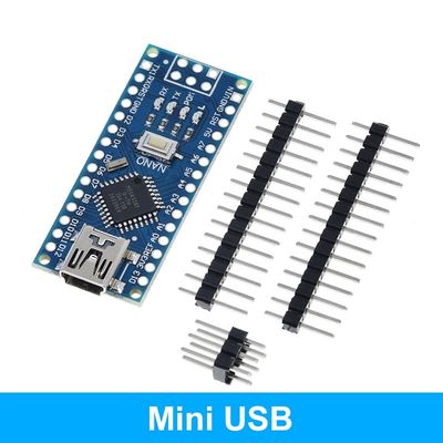 Mini / Type-C / Micro USB Nano 3.0 Micro Controller Board Atmega328 MU/Atmega328 AU การควบคุมขนาดเล็ก