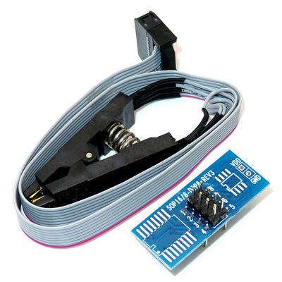 CH341A 24 25 ซีรี่ย์ EEPROM Flash BIOS USB โปรแกรมโมดูล + SOIC8 SOP8 คลิปทดสอบสําหรับ EEPROM 93CXX / 25CXX / 24CXX