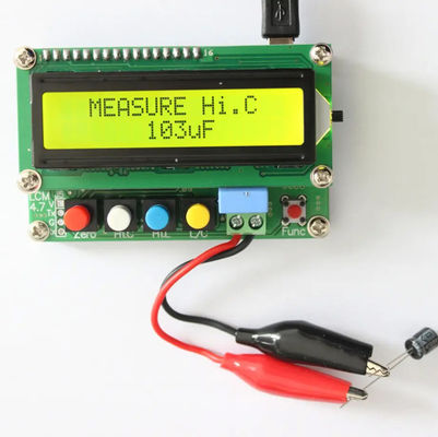 Lc100-A ดิจิตอล Lcd ความละเอียดสูง อุปกรณ์ต่ออัด ความจุ L/C เมตร เครื่องทดสอบความจุ 1Pf-100Mf 1Uh-100H Lc100-