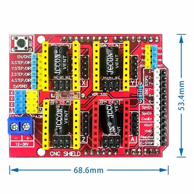 A4988 บอร์ดขับเครื่องพิมพ์ 3 มิติ CNC Shield V3 เครื่องฉลาก บอร์ดขยายเครื่อง