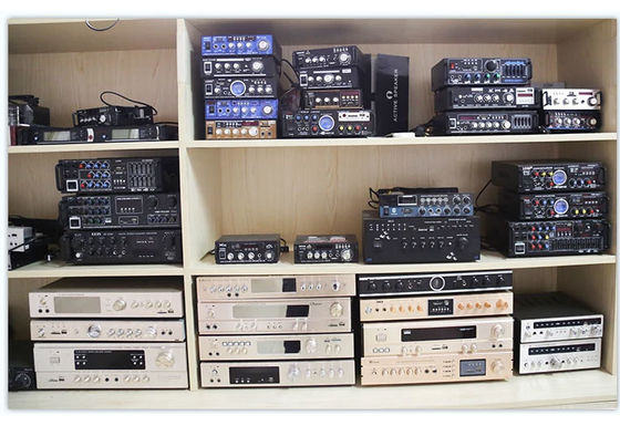 LDZS 5.1 ช่อง เครื่องขยายเสียงมืออาชีพ Ktv Home Theatre System 2 Mics Input Speaker Mixer