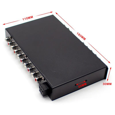 เครื่องขยายเสียง 24v EQ5 ภาค Aux Equalizer Car Audio EQ Tuning Crossover
