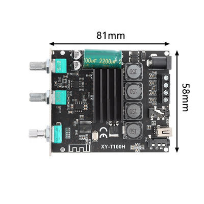XY-T100H โบลูทูธ 5.0 แอมพลิเฟียร์ออดิโอบอร์ด 100WX2 พร้อมการควบคุม Sinilink-APP และ TPA3116D2 สเตเรีย ดิจิตอล พลังงาน