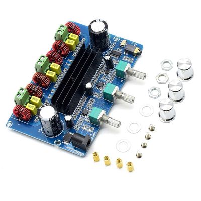 CA-3166B บลูทูธ 5.0 แอมพลิเฟอร์บอร์ด 2 * 50W + 100W 2.1 ช่องทาง TPA3116D2 ด้วย DC12 ~ 24V แฟร์สปาย