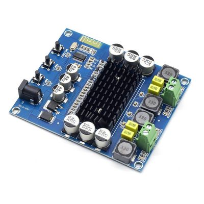 TPA3116D2 แบอร์ดเครื่องขยายเสียงดิจิตอลไร้สายที่มีพลังงานออก 2 * 50W DC12-24V Bluetooth 5.0 DIY Speaker Amplifier