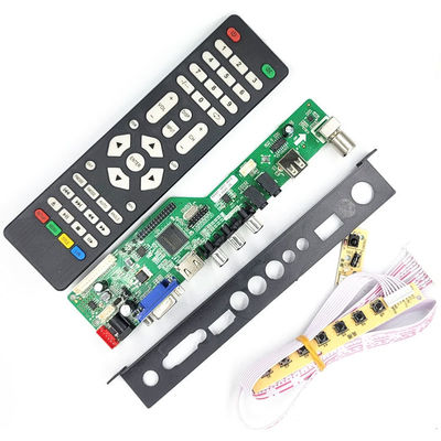 บอร์ดแม่ทีวี LCD T.HU6710.03C เปลี่ยนเครื่องควบคุมทีวี LCD T.HD8503.03C เก่า