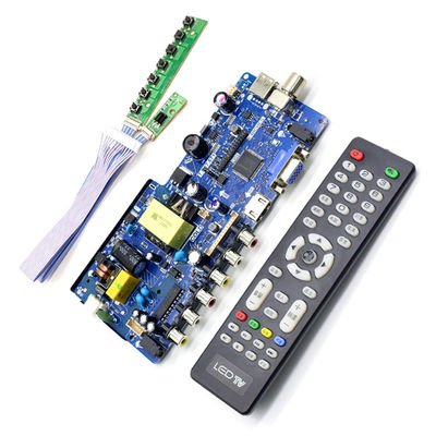 T.R.67.675 แทน V56 Motherboard 14 นิ้ว ถึง 24 นิ้ว LED TV Combo Motherboard