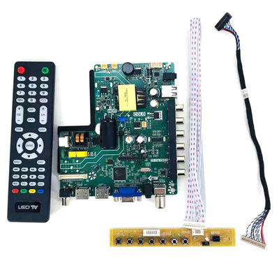 32 นิ้ว FHD LED TV Mainboards แฟร์มแวร์ 1920*1080 Inbult TP.V56.PB826 สําหรับโทรทัศน์ LG