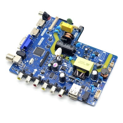 T.R617.816 2AV Connectors Universal LED LCD TV Motherboard สําหรับ 42 นิ้ว