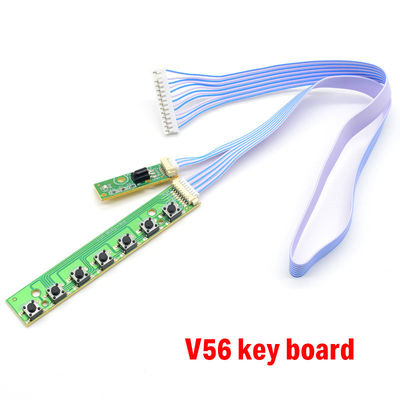7K V59 V56 เอกลักษณ์ 7 คีย์ คีย์บอร์ดสําหรับ LCD TV Mainboard คีย์บอร์ดสอดคล้องกับ IR