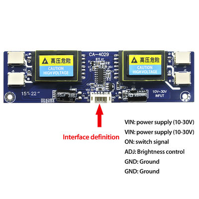 CA-4029 4 หลอด Inverter บอร์ด LED ไฟเบื้องหลัง บอร์ด Driver 15-22 นิ้ว สําหรับคอมพิวเตอร์ มอนิเตอร์ AVT4029
