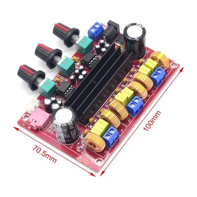 โมดูลเครื่องขยายเสียงดิจิตอล CA-3116P พร้อมชิป TPA3116D2 50Wx2+100W Output และไฟฟ้า DC12-24V