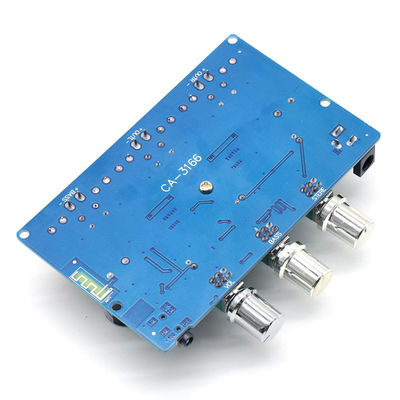 CA-3166B บอร์ดเครื่องขยายพลังงานดิจิตอล DC12-24V 50Wx2+100W AMP+BT