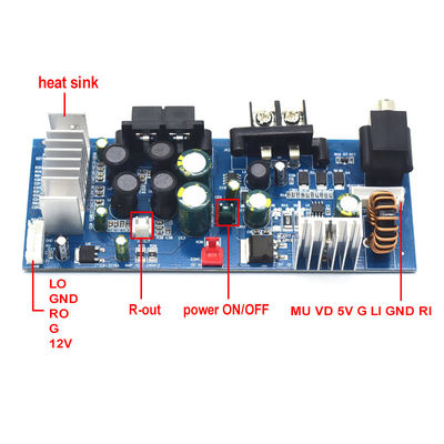 CA-3116A บอร์ดเครื่องขยายเสียง Subwoofer ดิจิตอล 8-24V 2*50W TPA3116 โมดูลเครื่องขยายเสียง