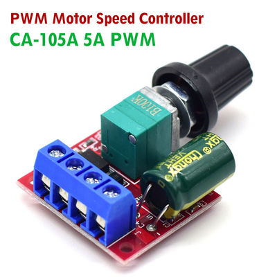 CA-105A มินิ 5A Dc มอเตอร์ควบคุมความเร็วโมดูลแม็กซ์ 90W 3V-35V