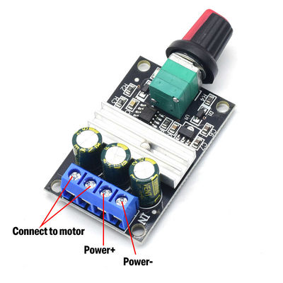 CA-103A PWM DC Motor Speed Controller 6V 12V 24V 28V 3A เครื่องเปลี่ยนความเร็ว 1203BK