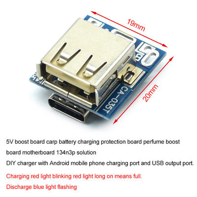 CA-035 5V Boost Step Up Power Module แบตเตอรี่ลิตিয়াম LiPo การชาร์จ ป้องกัน Board LED Display USB สําหรับชาร์จ DIY