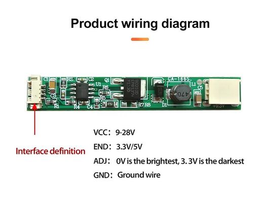 CA-166S IGBT Module Universal LED Backlight Driver Board Laptop ความดันสูง ปัจจุบันคงที่ การออกแบบแบบปรับปรับ