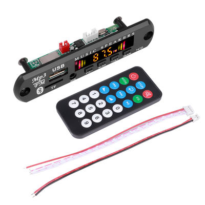 CAR AMPLIFIER โมดูลเสียง Bluetooth พร้อมจอสีและเครื่องเสริมเสียงรีโมทคอนโทรล
