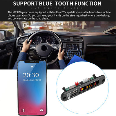 CAR AMPLIFIER โมดูลเสียง Bluetooth พร้อมจอสีและเครื่องเสริมเสียงรีโมทคอนโทรล