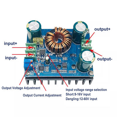 DC-DC Step Up Module 9v-60V ถึง 12v-80V 48V Booster Converter สําหรับรถขับ LED 600W