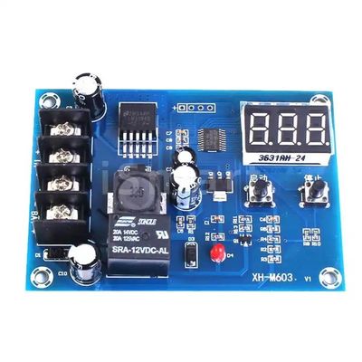 XH-M603 12-24V Storage Lithium Battery Charger Control Switch Protection Board พร้อมจอ LED
