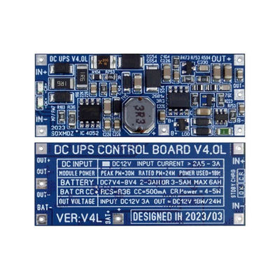 โมดูลปัสดุพลังงาน UPS แบบหลากหลาย 24W DC สําหรับอุปกรณ์เครือข่ายรองรับผลิต 12V / 15V