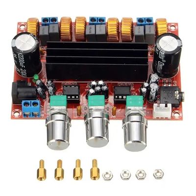 2.1 ช่องแผ่นขยายเสียงดิจิตอลที่มี TPA3116D2 ชิป 50Wx2 Output และ 12V-24V Power Supply