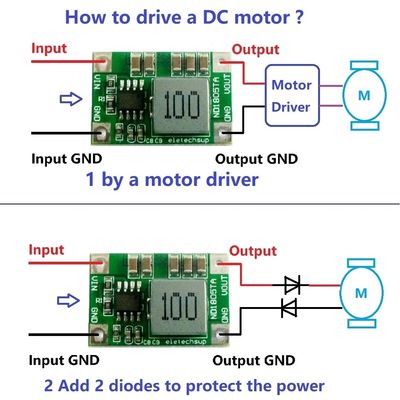 บอร์ดแปลง DC-DC ประเภทการติดตั้งมาตรฐานสําหรับ 4.5V-18V ถึง 3V-6V การกําหนดความดัน