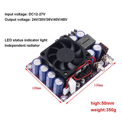 500W 25A เครื่องขยายพลังงานรถยนต์ โมดูลปายพลังงาน DC-DC Step Up Boost Converter โมดูลปายพลังงาน