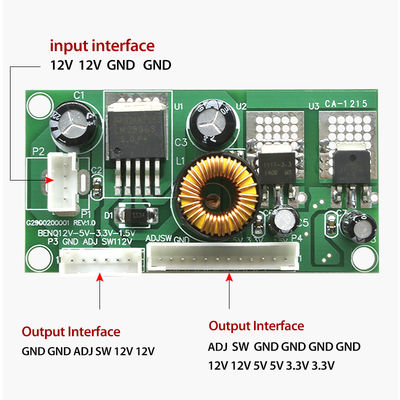 Creatall CA 1215 เครื่องมือซ่อม LCD Step Down DC-DC LED TV Voltage Switch Converter Board ไฟไฟฟ้า LED