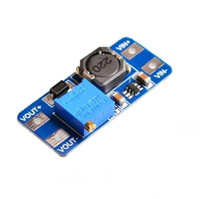 ประเภทการติดตั้ง MT3608 2A 2-24V DC-DC Boost Converter Board สําหรับการจัดพลังงานปรับ