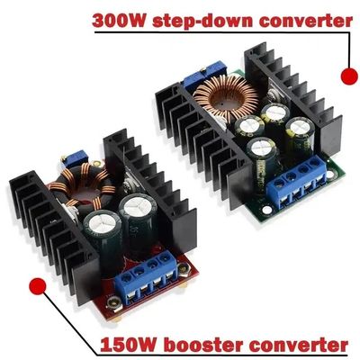 DC-DC 9A 300W Buck Converter 150W Boost Converter 5-40v เป็น 1.2-35v โมดูลพลังงาน Step Down Converter