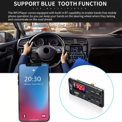 2 * 25W 50W Car Audio USB TF FM Radio โมดูลเครื่องขยายเสียง MP3 Bluetooth พร้อมช่อง 5.0