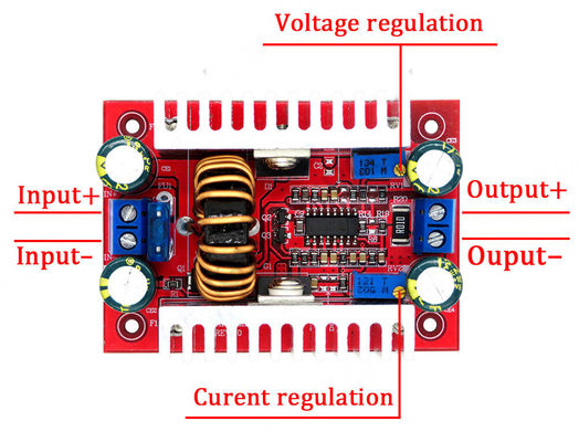 3-5V DC 400W 15A Step-up LED Driver Charger โมดูลไฟฟ้าสําหรับการเพิ่มความตึงเครียด